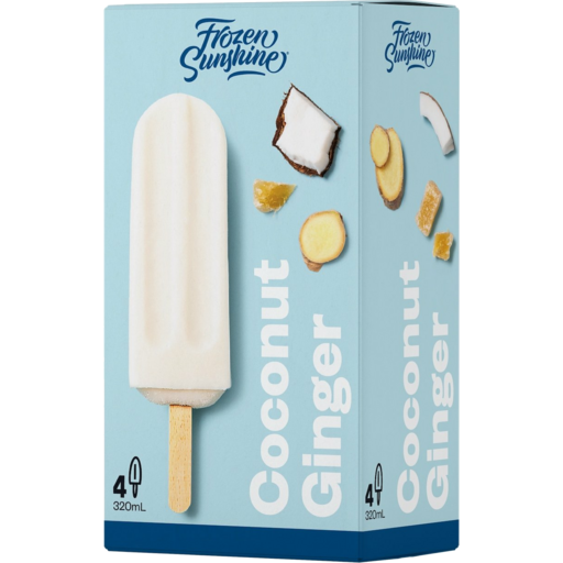 Frozen Sunshine - Coconut Ginger 4pk