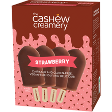 The Cashew Creamery - Strawberry Ice Creme Bar 4pk