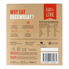 Eat To Live - Buckwheat Cakes Original 220g