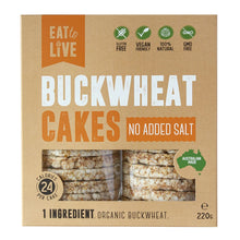 Eat To Live - Buckwheat Cakes No Added Salt 220g