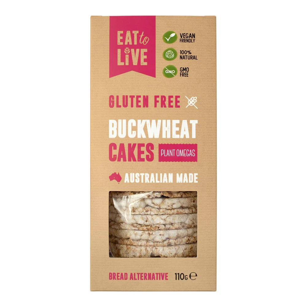 Eat to Live - Buckwheat Cakes w/ Plant Omegas 110g