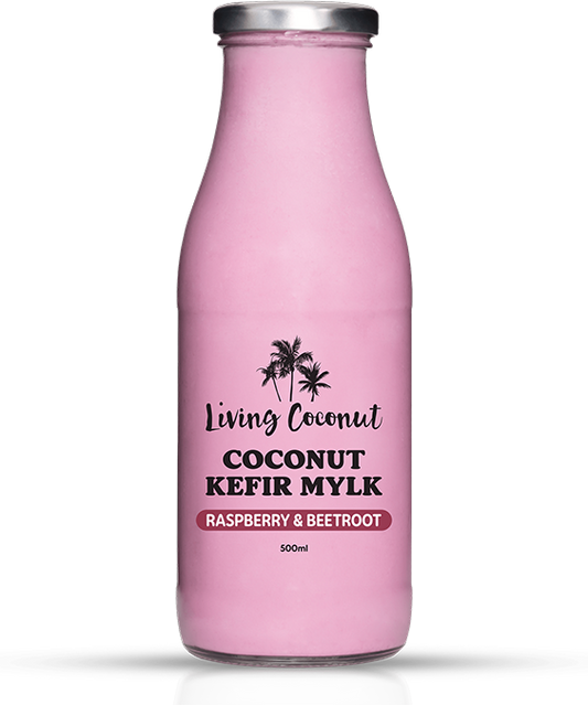 Living Coconut - Living Coconut Kefir Raspberry & Beetroot 500ml