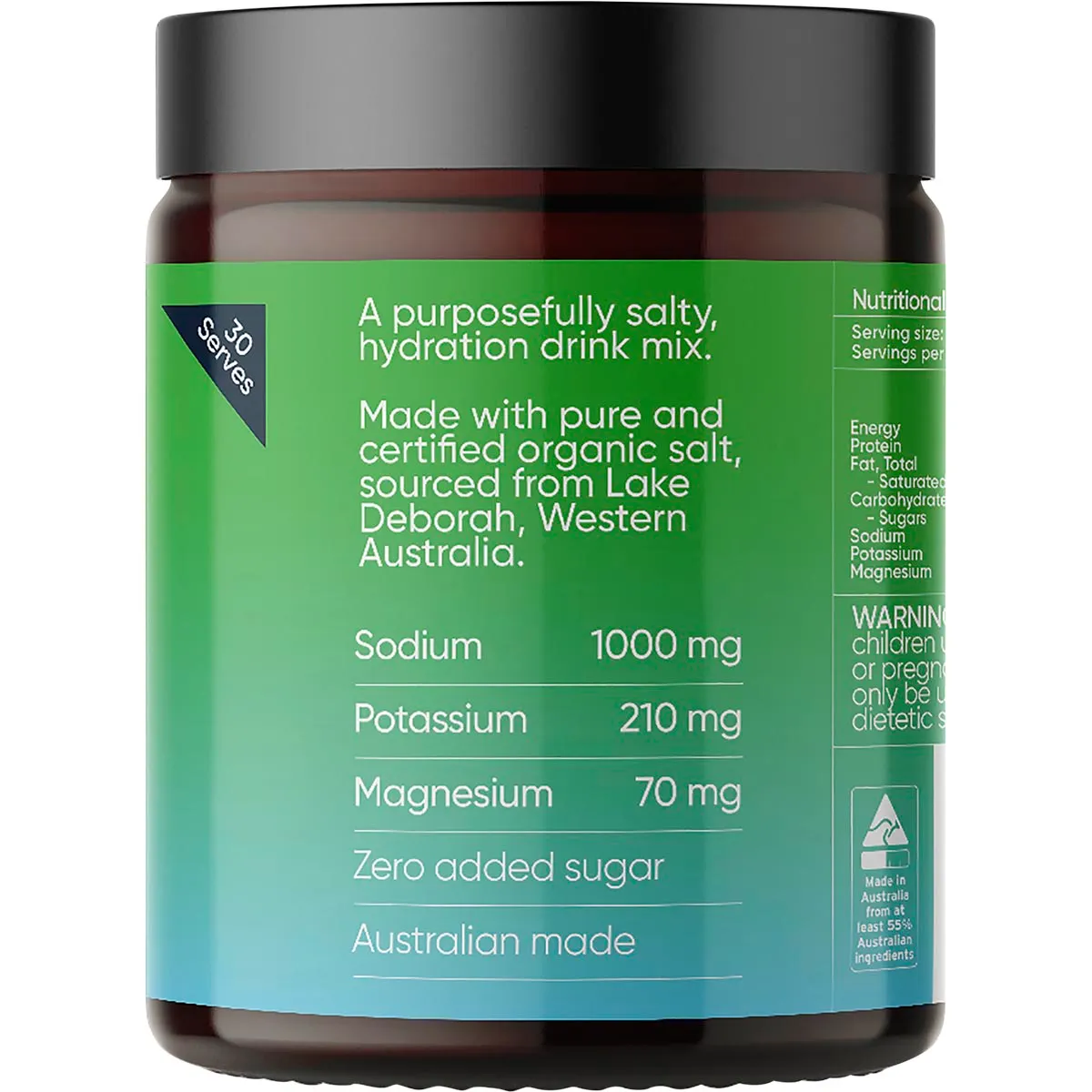 Sodii - Everyday Hydration Salts Salty Kiwi 185g