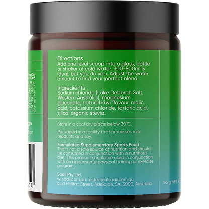 Sodii - Everyday Hydration Salts Salty Kiwi 185g