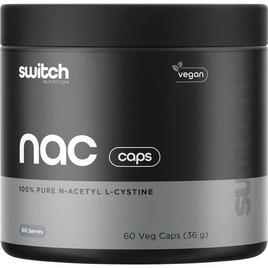 Switch Nutrition - NAC 100% N-Acetyl L-Cysteine 60 Caps