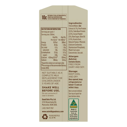 OMG - Oat Milk Chocolate Proatein 350ml