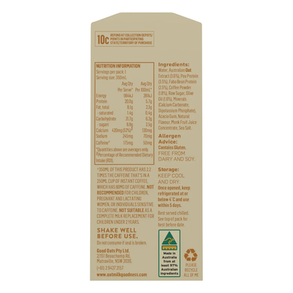 OMG - Oat Milk Coffee Proatein 350ml