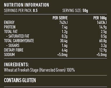 Lotus - Cracked Freekeh 425g