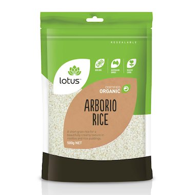 Lotus - Organic Arborio Rice 500g