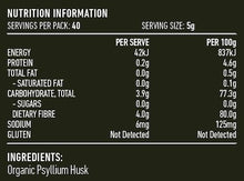 Lotus - Organic Psyllium Husk 200g