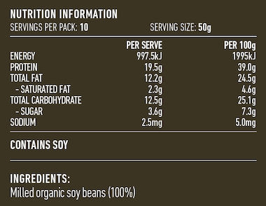 Lotus - Organic Soy Flour 500g