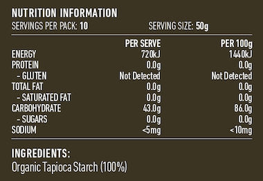 Lotus - Organic Tapioca Flour 500g