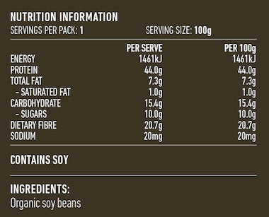 Lotus - Organic Textured Soy Protein 100g