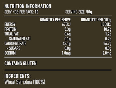 Lotus - Semolina Fine 500g