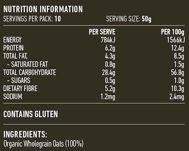Lotus - Traditional Rolled Oats 500g