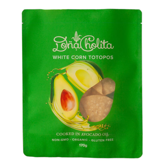 Dona Cholita - Avocado Oil, White Corn Totopos 170g