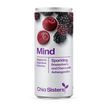 Chia Sisters - Mind - Sparkling Boysenberry and Cherry with Ashwaganda 250ml