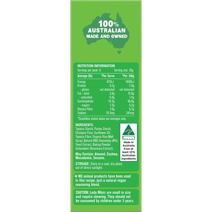LEDA - Cracker Miniz Classic BBQ 150g