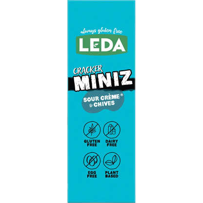 LEDA - Cracker Miniz Sour Crème & Chives 150g