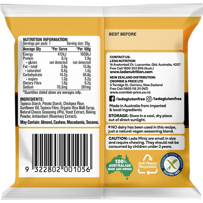 LEDA - Cracker Miniz Cheeze Multi 6 Pack
