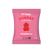 Funday Natural Sweets - Raspberry Flavoured Gummy Frogs 50g