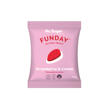 Funday Natural Sweets - Strawberry & Cream 50g