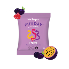 Funday Natural Sweets - Fruity Gummy Snakes 50g
