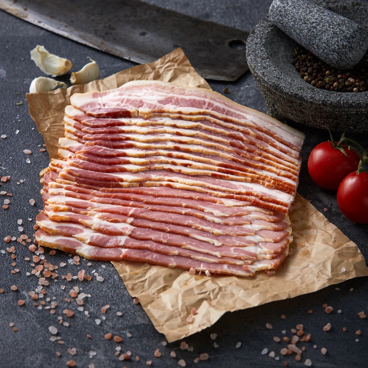 Gamze Smokehouse - Free Range Bacon 1kg