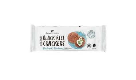 Ceres Organics - Organic Black Rice Crackers, Original 115g