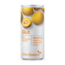 Chia Sisters - Gut - Sparkling Lemon and Golden Kiwi Livaux 250ml