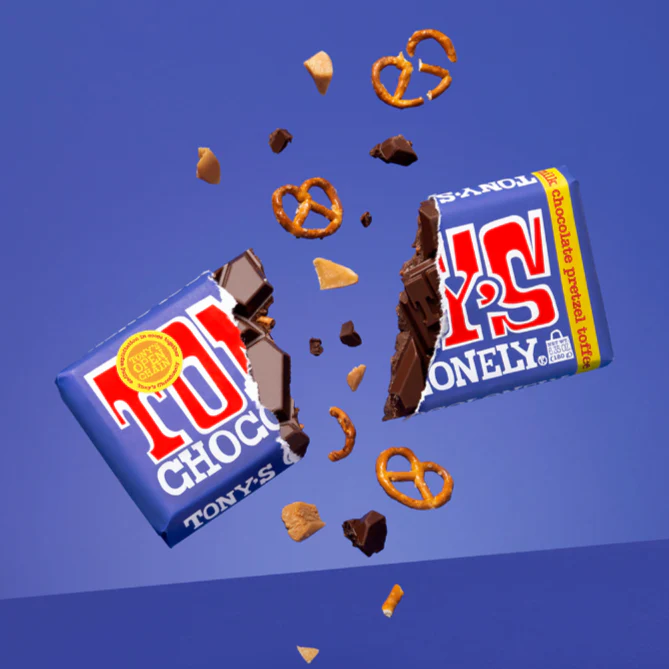 Tony's Chocolonely - Dark Milk Pretzel Toffee 180g