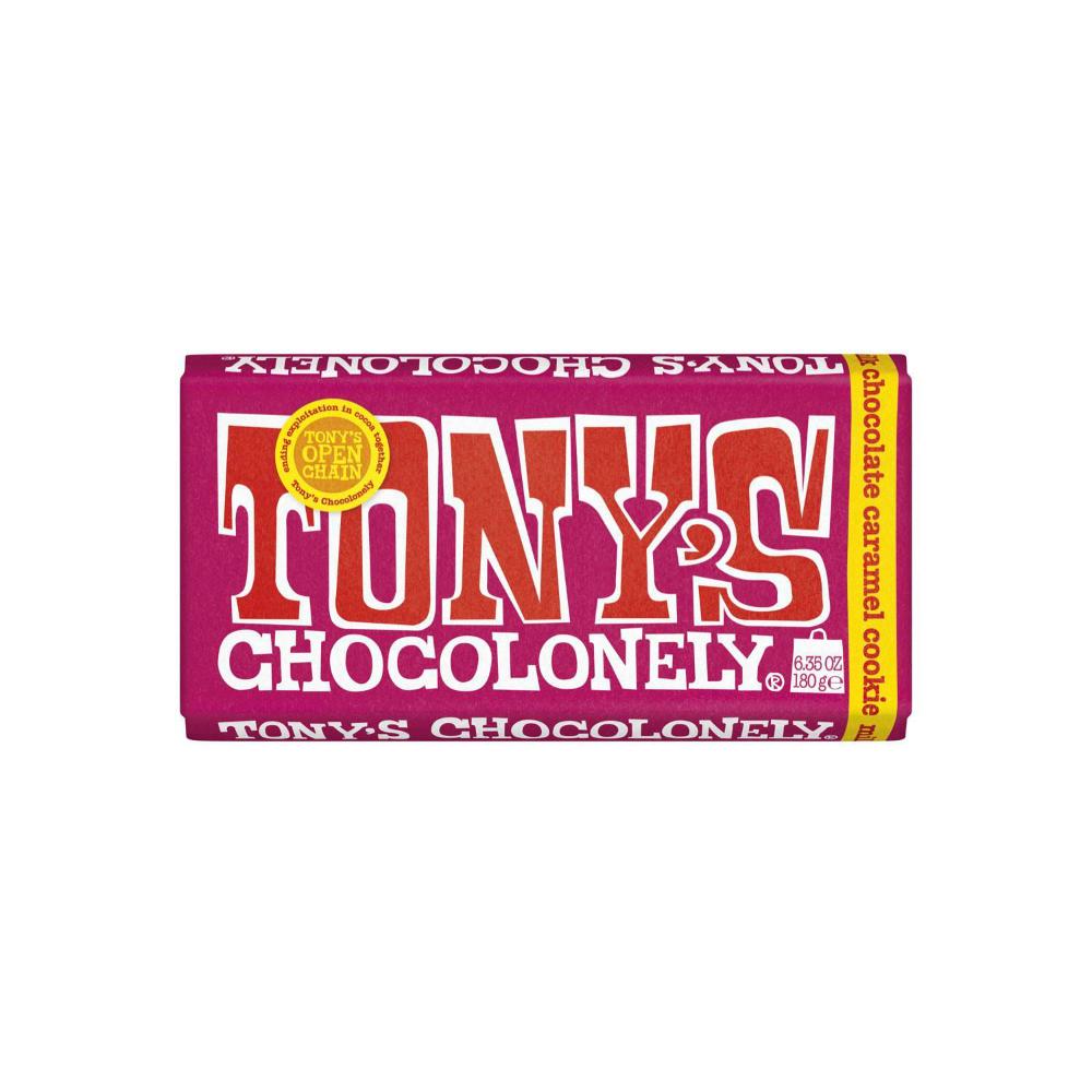 Tony's Chocolonely - Milk Chocolate Caramel Cookie 180g
