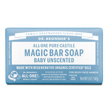 Dr Bronners - Baby Unscented Bar Soap 140g
