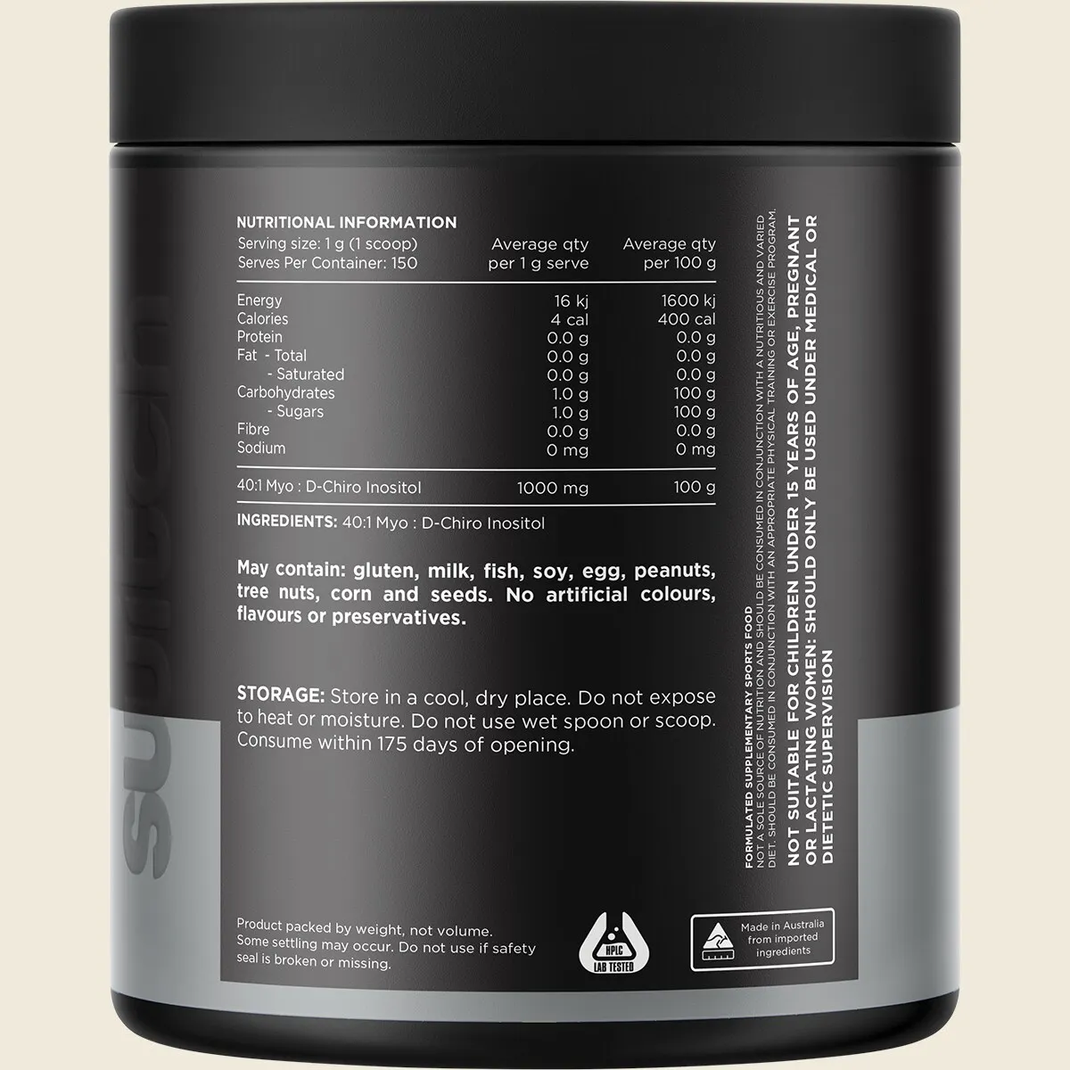 Switch Nutrition - Inositol 40:1 MYO : D-Chiro Inositol 150g