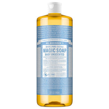 Dr Bronners - Baby Unscented Pure Castile Liquid Soap 946ml