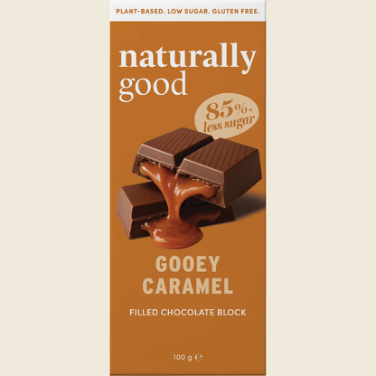 Naturally Good - Filled Chocolate Block Gooey Caramel 100g