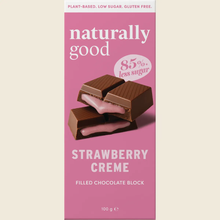 Naturally Good - Filled Chocolate Block Strawberry Creme 100g
