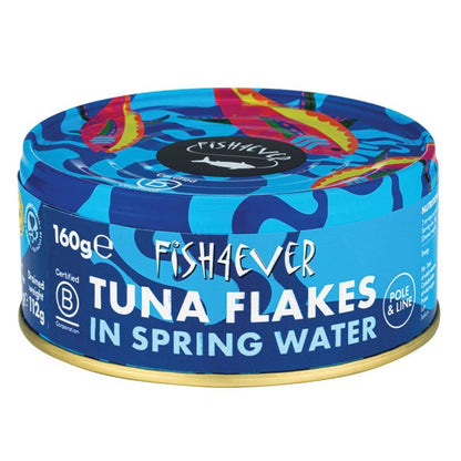 Fish 4 Ever - Azores (Skipjack) Tuna Flakes in Spring Water 160g