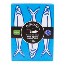 Fish4Ever - Sprats (Little Sardines) in Spring Water 105g