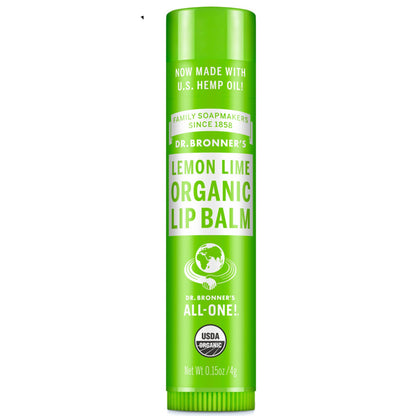 Dr Bronner's - Lemon Lime Lip Balm Hang Sell 4g