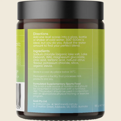 Sodii - Everyday Hydration Salts Salty Citrus 185g