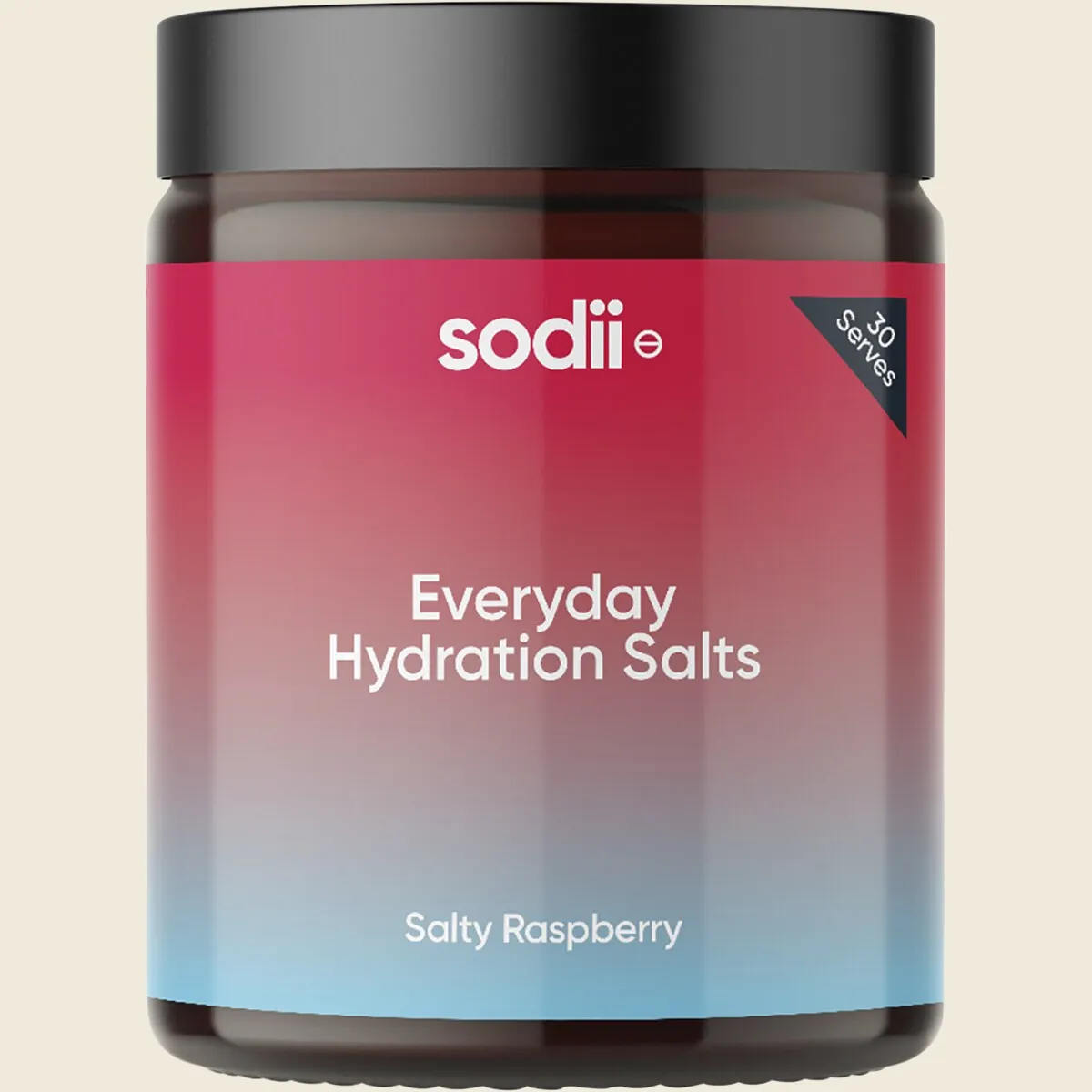 Sodii - Everyday Hydration Salts Salty Raspberry 185g
