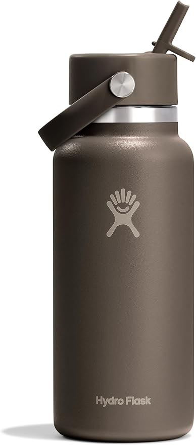 Hydro Flask - 32 Oz Wide Flex Straw Cap Colour: Sandpiper Brown