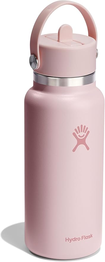 Hydro Flask - 32 Oz Wide Flex Straw Cap Colour: Trillium Pink