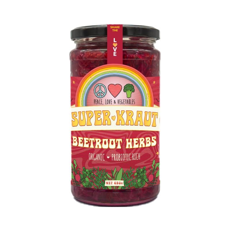 Peace, Love & Vegetables - Superkraut Beetroot & Herb 650g