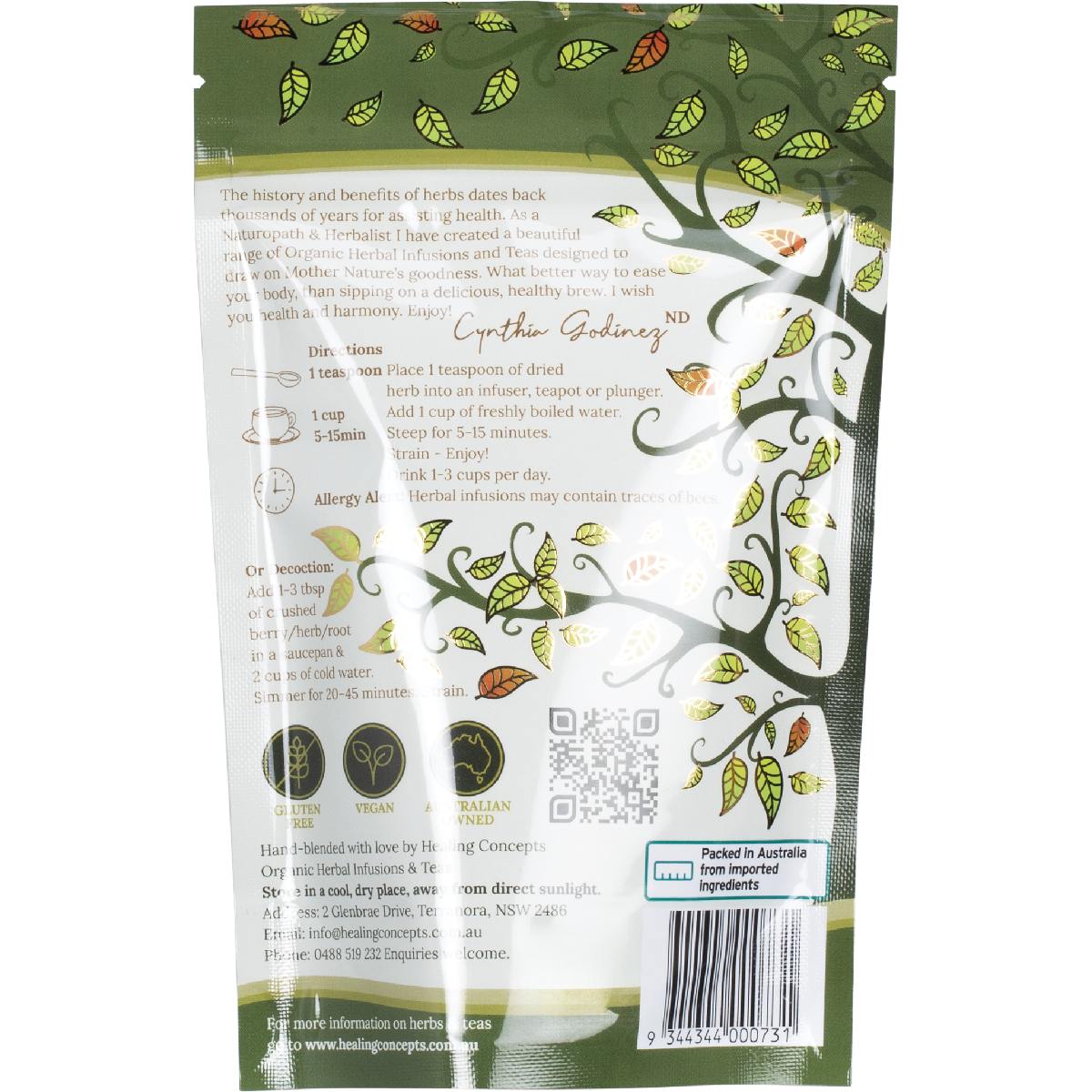 Healing Concepts - Burock Root Tea 50g