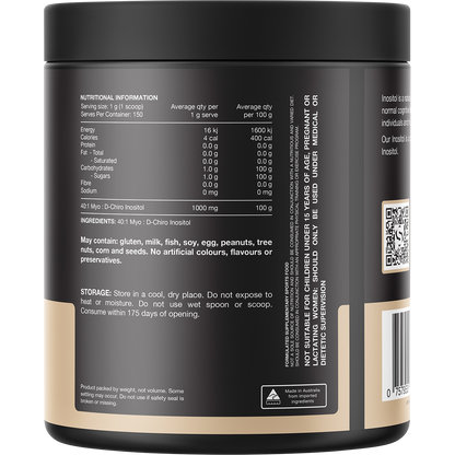 Switch Nutrition - Inositol 40:1 MYO : D-Chiro Inositol 150g