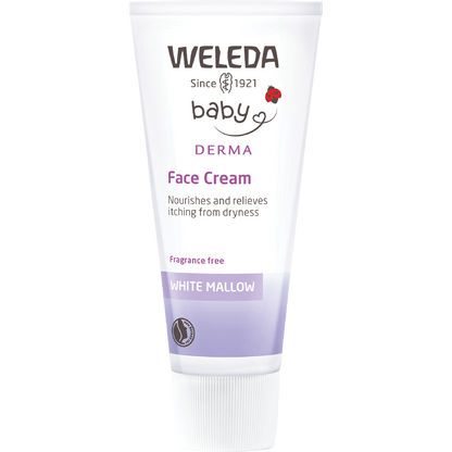 Weleda - Baby Derma Face Cream White Mallow Fragrance Free 50ml