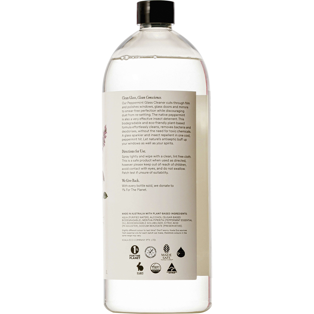 Koala Eco - Glass Cleaner Peppermint 1lt