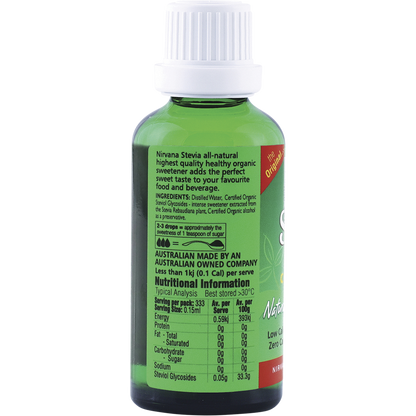 Nirvana Organics - Stevia Liquid 50ml
